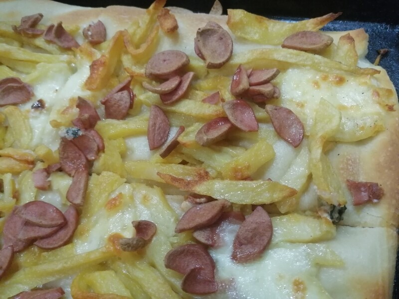 Pizza patatine
