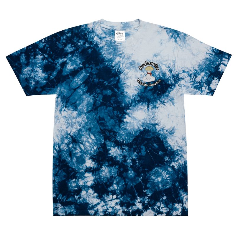 Avalanche Embroidered Tie Dye Tee