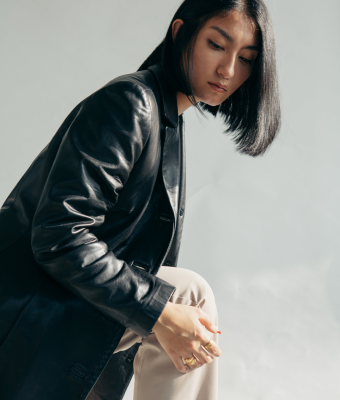 Leather jacket