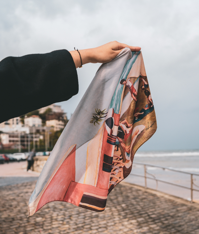 Silk scarf