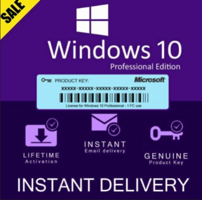 ✅WindowⓄ 10 Pro Professional🔥✅32/64 Bit Activation Product Key✅Description🛑