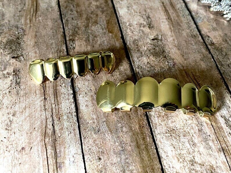 Pre-Made Gold Grillz