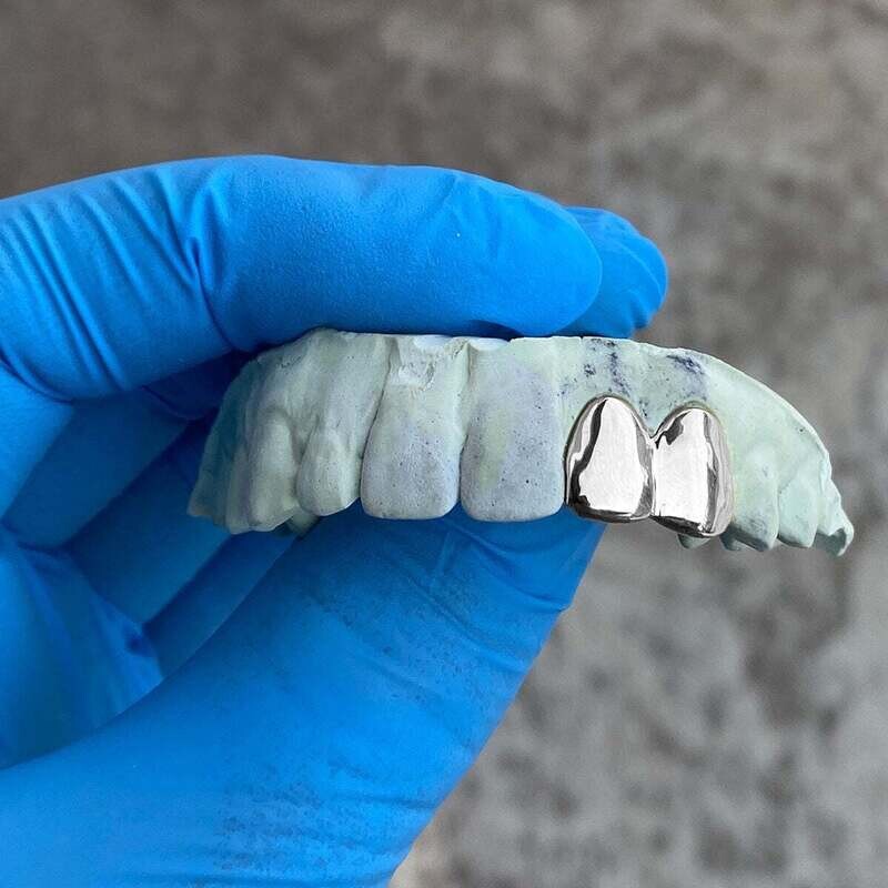 Custom 925 Sterling Silver Double Cap