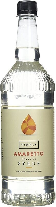 Coffee Syrups - Various Flavours, Flavour: Amaretto