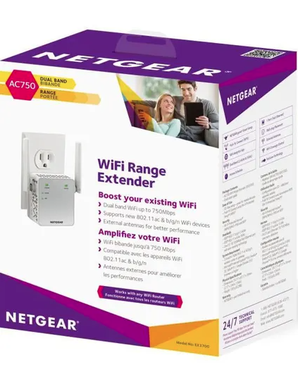 Répéteur wifi AC750 dual-band Netgear EX3700