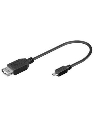 Câble Micro USB vers USB femelle 21cm