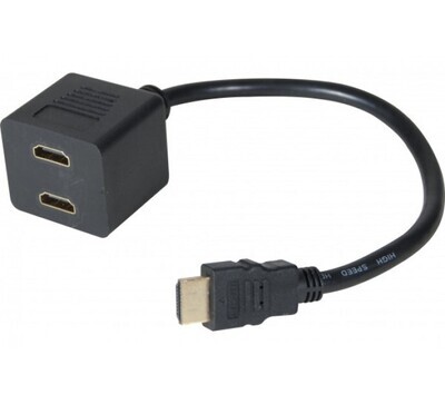 Câble 1 HDMI/M vers 2 HDMI/F