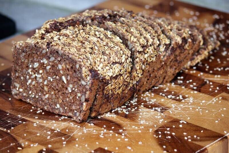 Rugbrød with kernels