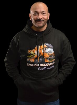 Adult Size Crouch Recovery Black Hoodie