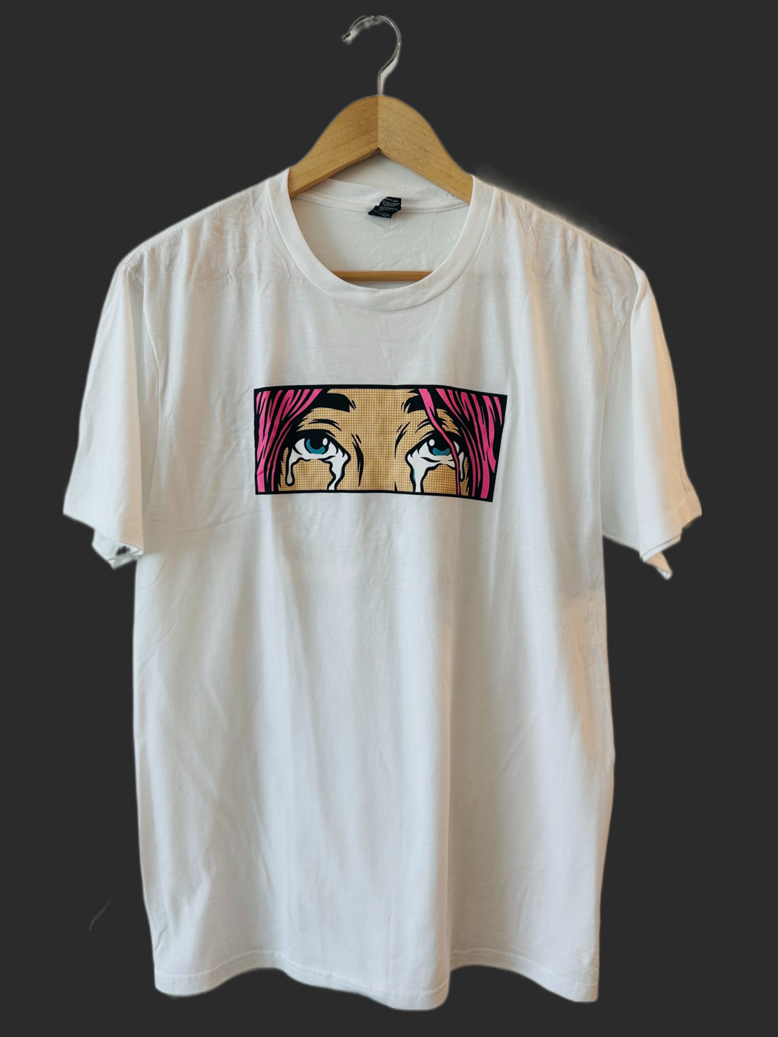 Comic Girl T-shirt - White