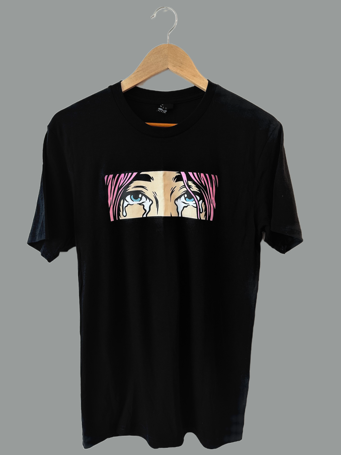 Comic Girl T-shirt - Black