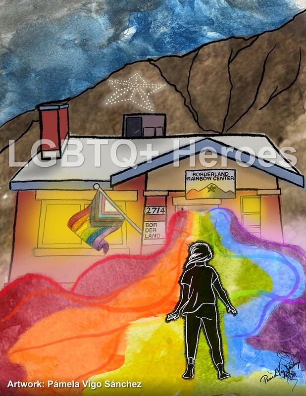 BRC Rainbow House Sticker
