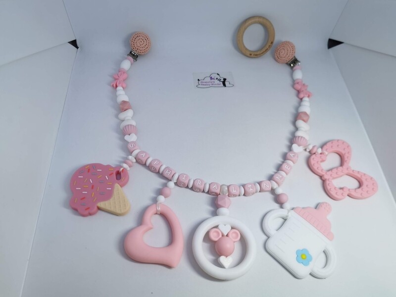 Kinderwagenkette Saphira mit Motiven