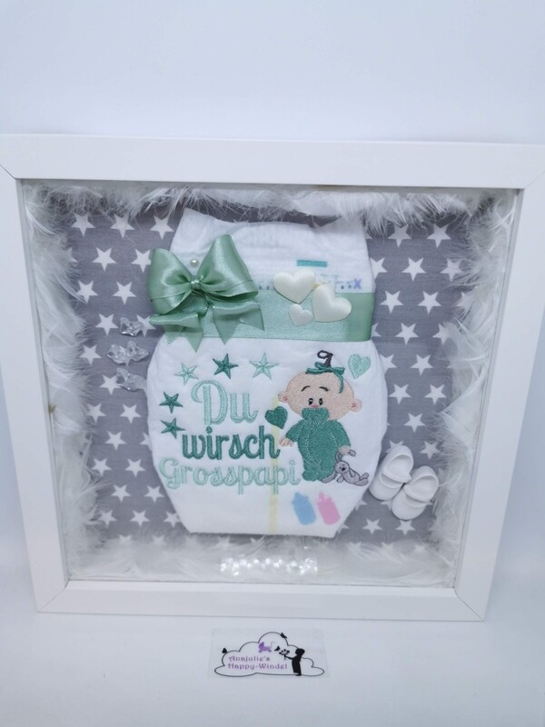 HappyWindel Grosspapi mit Baby mint