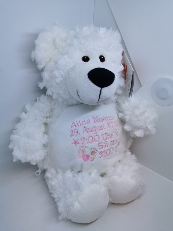 Buddy Bär weiss Alice Noémie