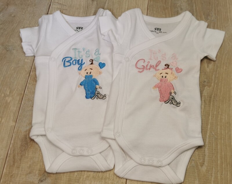 Babywickelbody I&#39;ts a Girl or It&#39;s a Boy