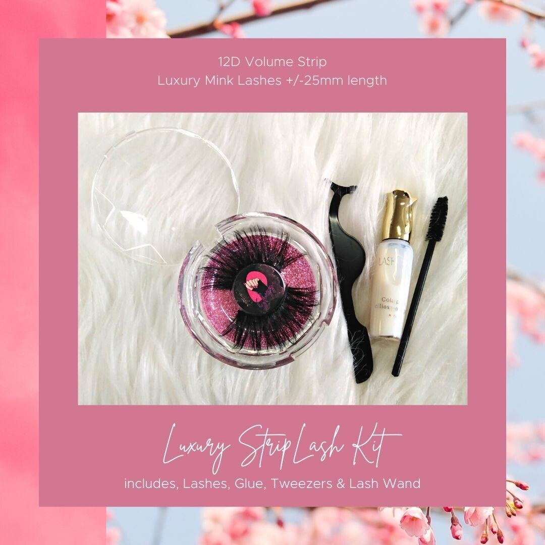 Luxury Strip Lash Kit 12D