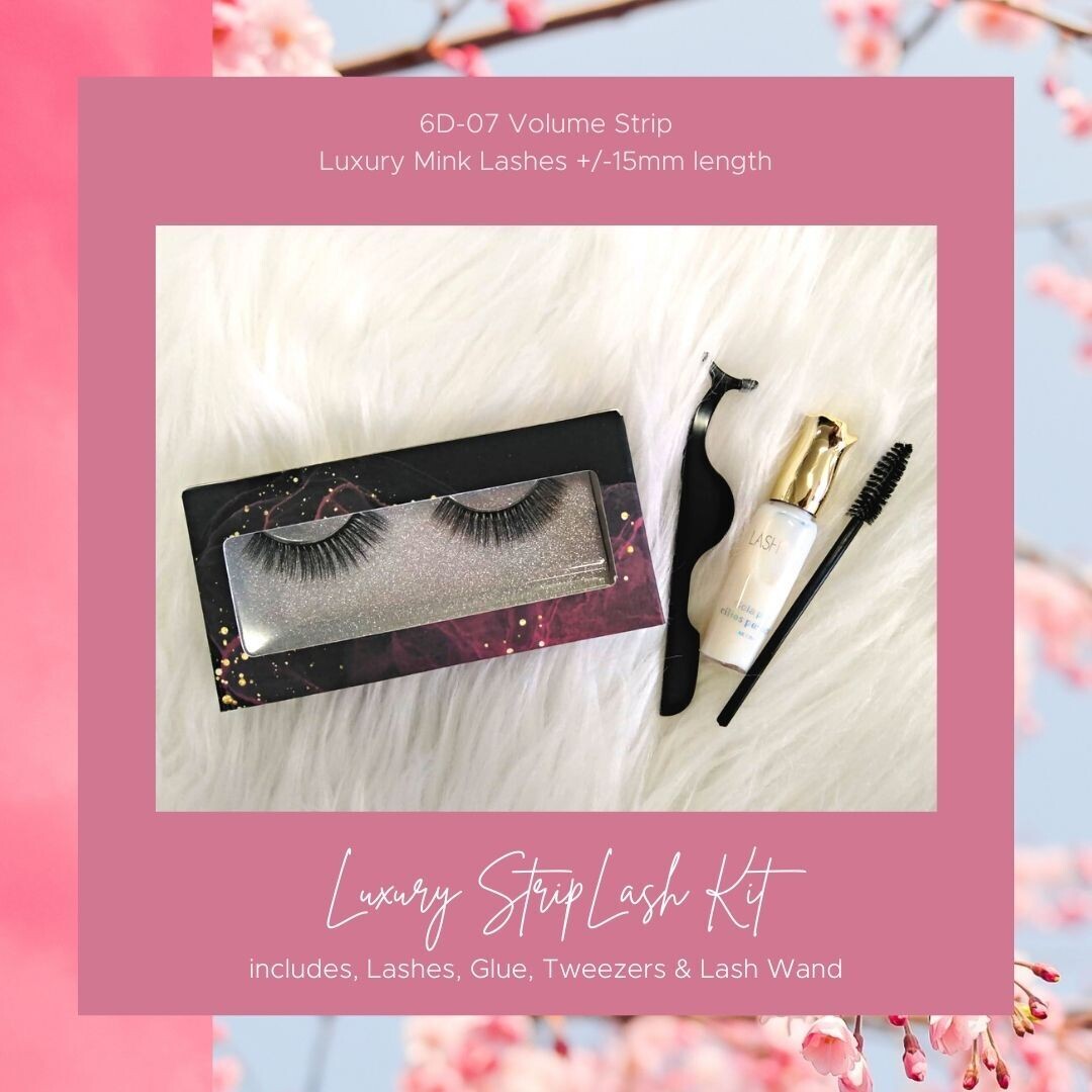 Luxury Strip Lash Kit 6D-07