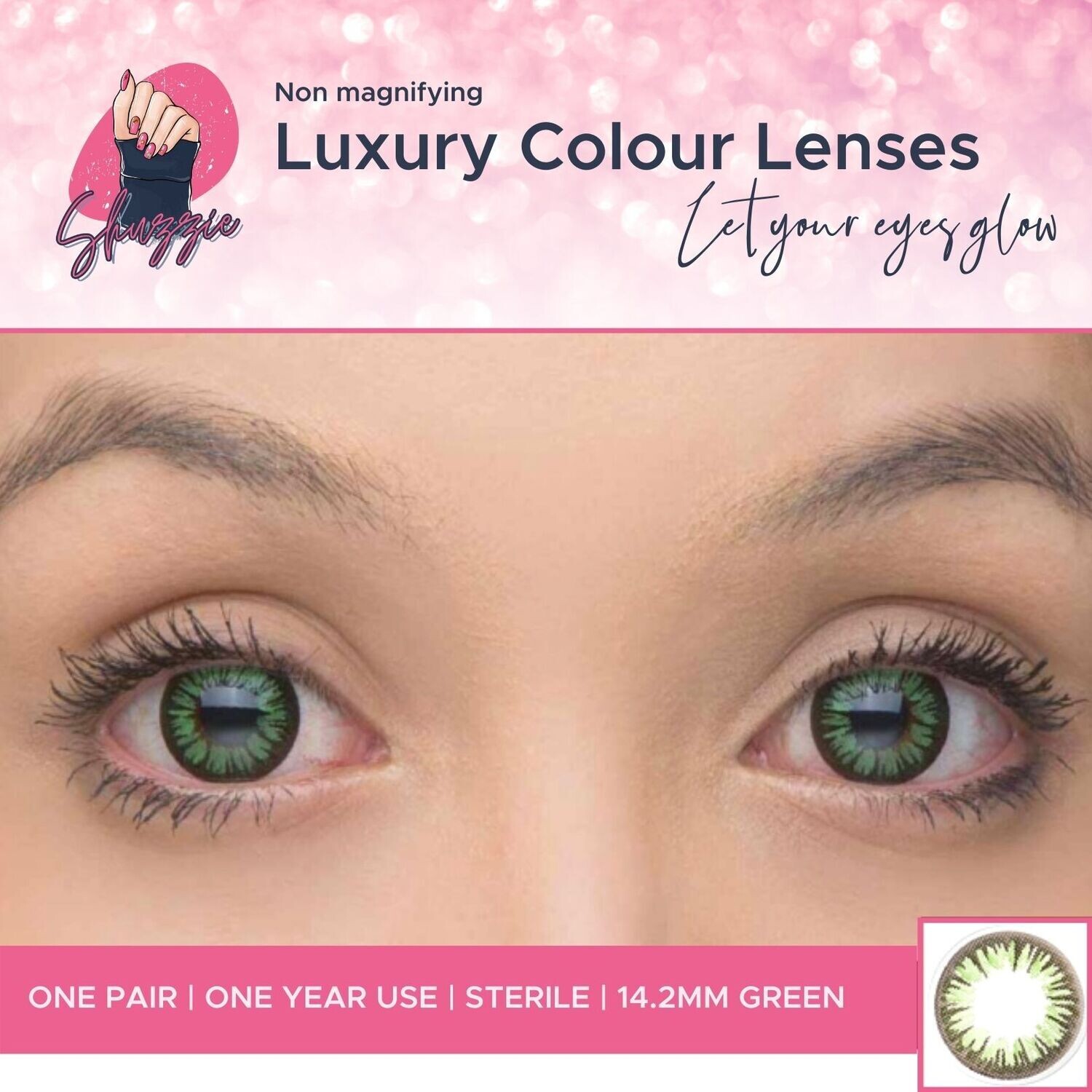 Luxury Colour Lenses Green