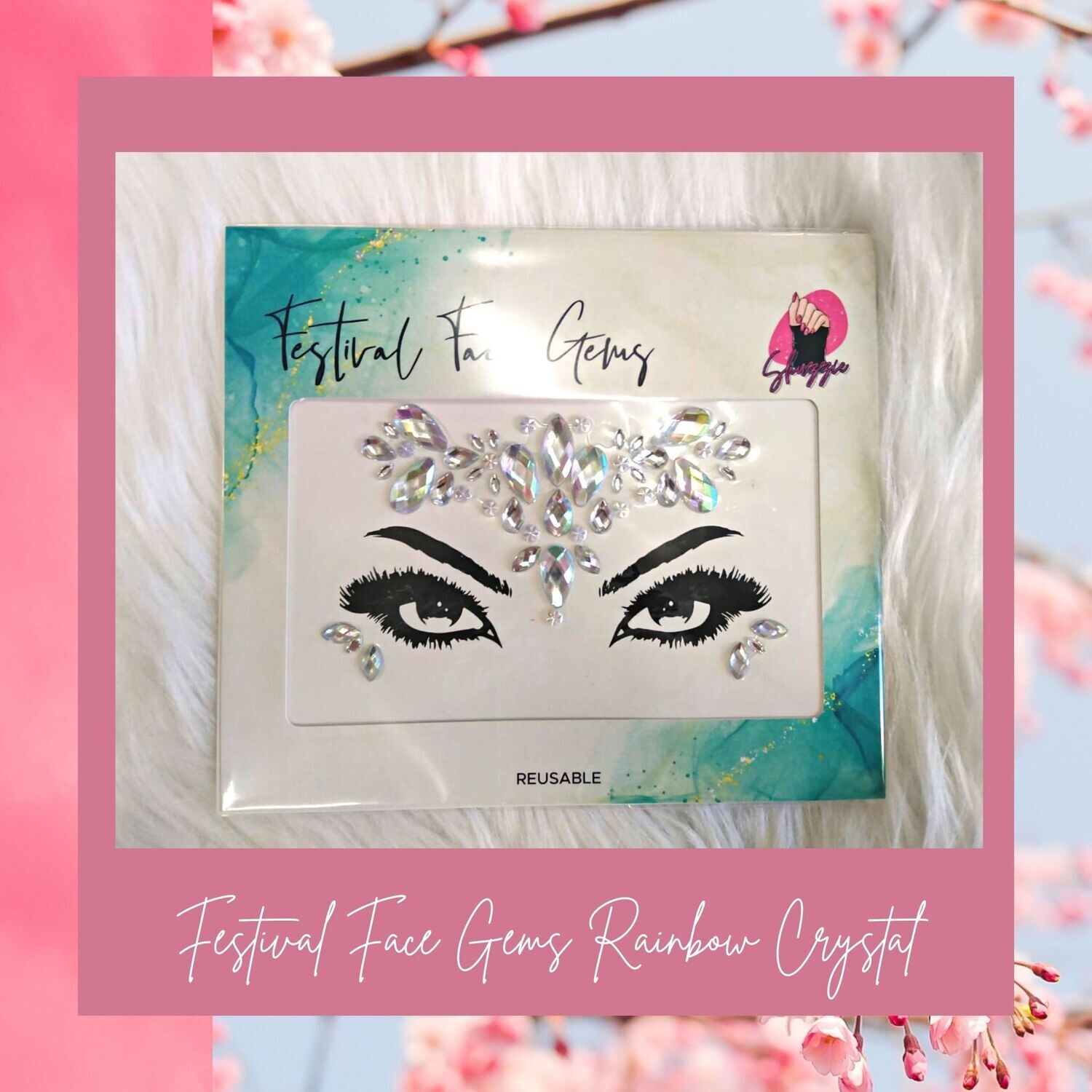 Festival Face Gems Rainbow Crystal