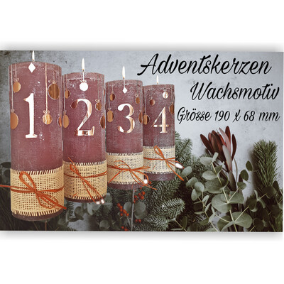 Kerzenset zur Advent