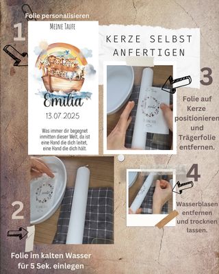 Kerzenfolien / Kerzentattoos