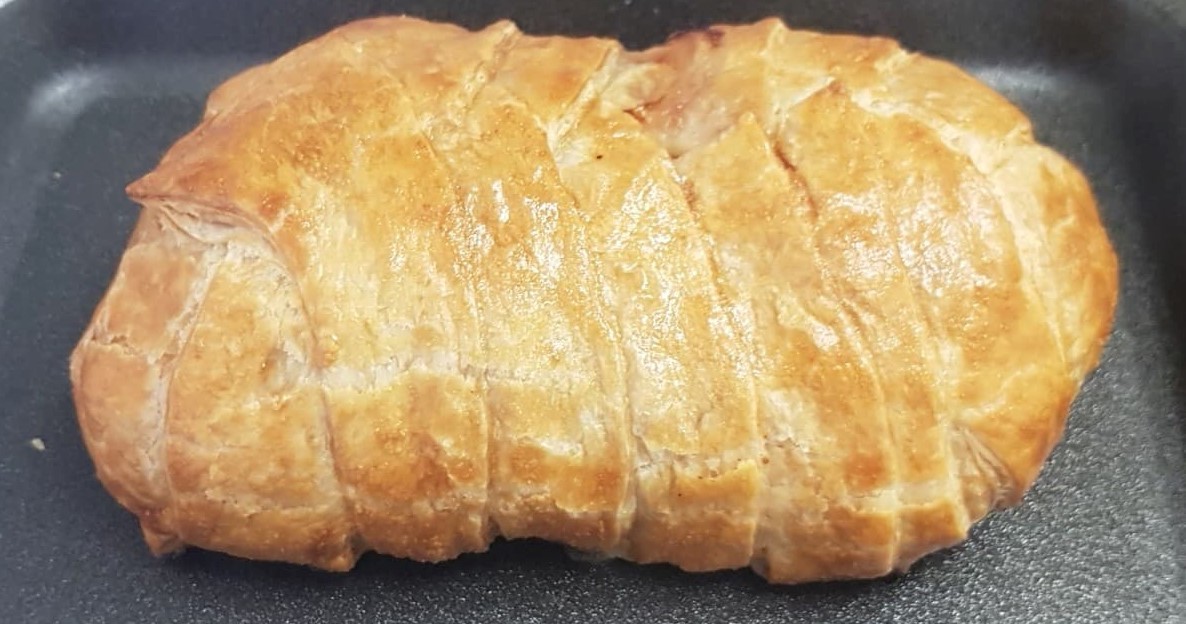 SAUSAGE BACON &amp; ONION PLAIT