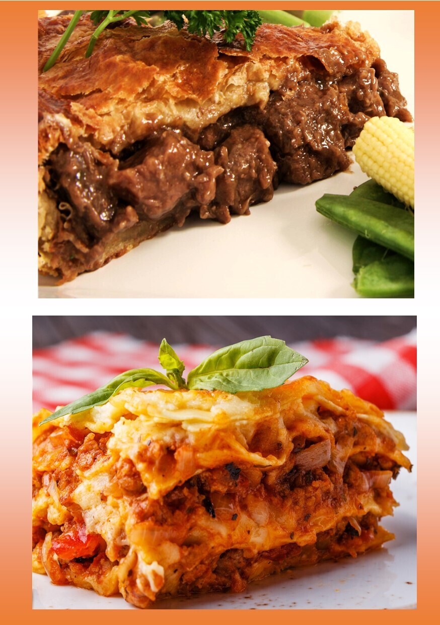 Special Offer Large Pie &amp; Large Lasagne £16.50