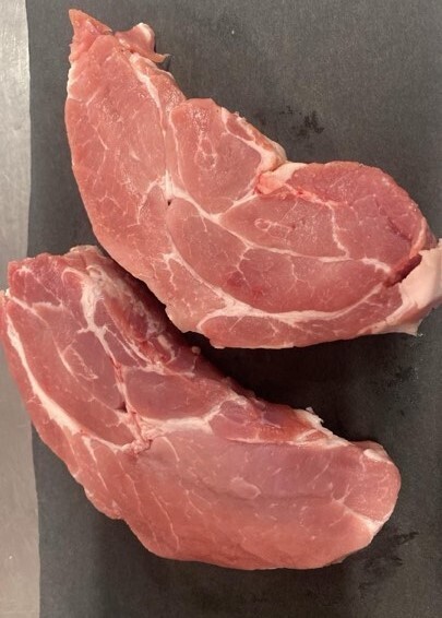 6oz Pork Shoulder Steaks £1.50 each
