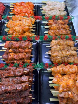 Belly Pork Kebabs
