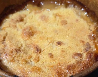 HOME MADE APPLE CRUMBLE - REAL FOOD