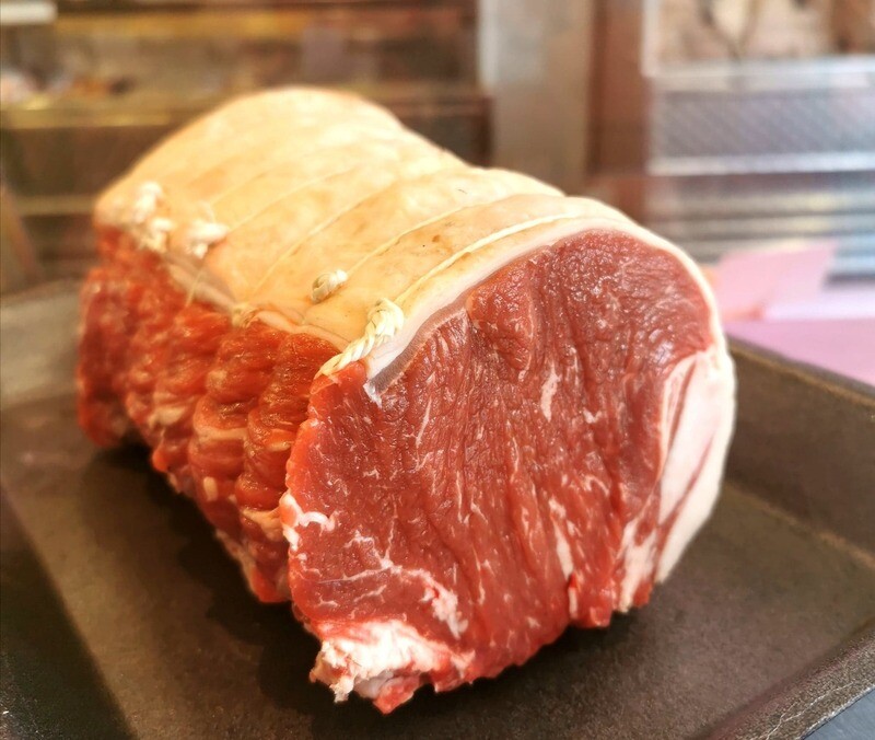Rolled Sirloin 28 day matured £25.99kg