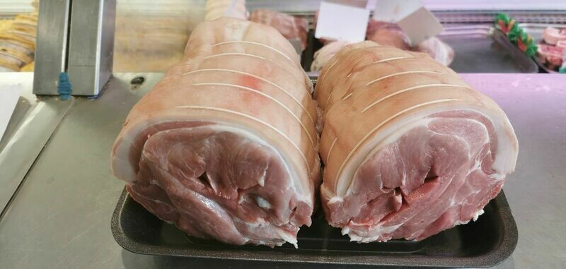 BONED &amp; ROLLED BRITISH SHOULDER OF PORK