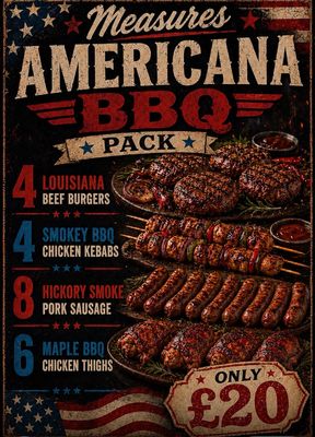 AMERICANA BBQ PACK £20