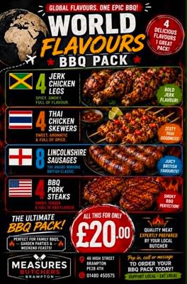 WORLD OF FLAVOURS BBQ PACK £20