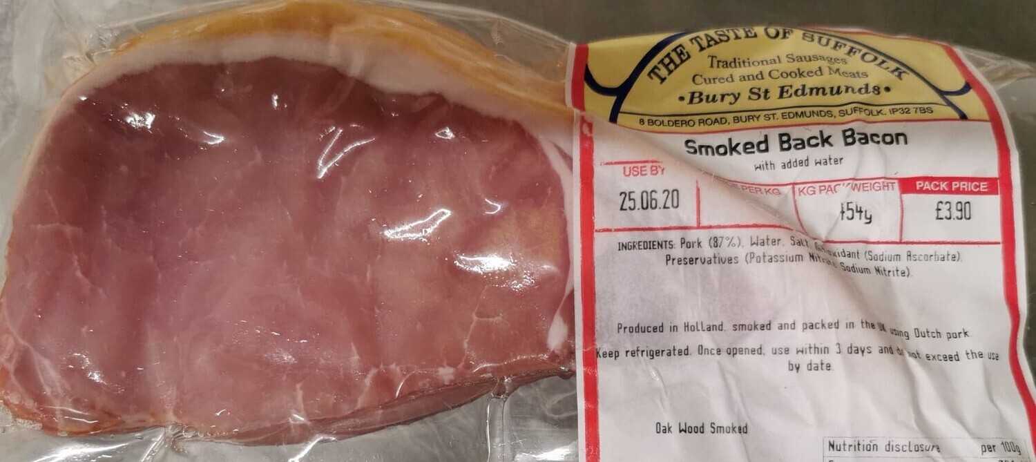Our lovely bacon - smoked or unsmoked