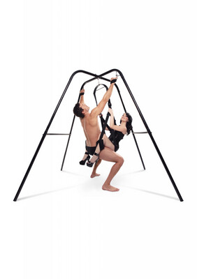 Fantasy Swing Stand
Turn every room in your home into a sex playground with the amazing Fantasy Swing Stand. Don&#39;t worry about drilling holes in the ceiling - the stand is freestanding.
