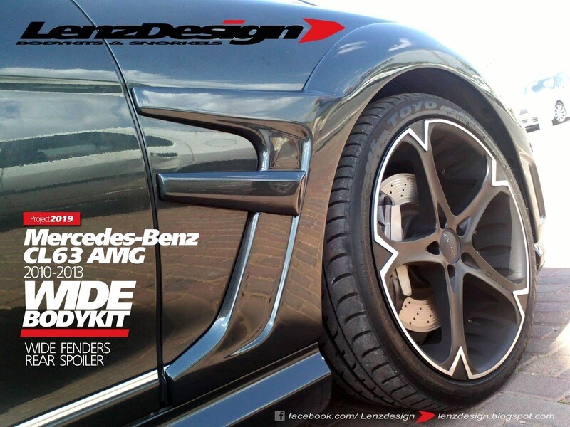 Mercedes-Benz CL 63 AMG C216 Lenzdesign Bodykit - Front Fender Flares