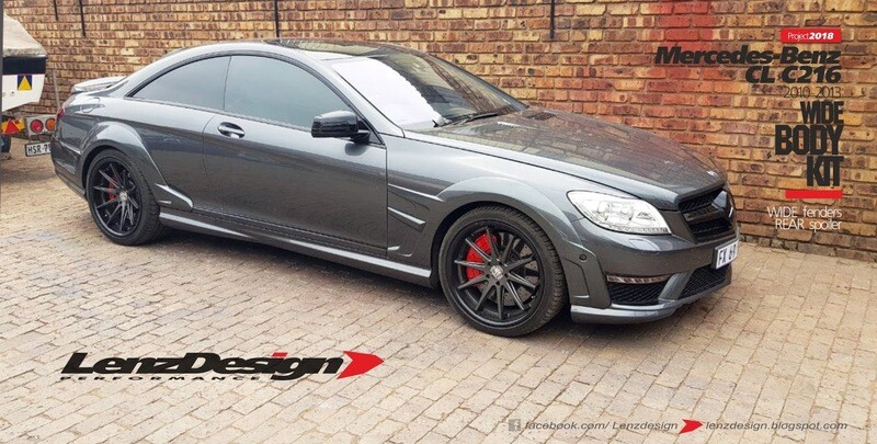 Mercedes-Benz CL 63 AMG C216 Lenzdesign Bodykit - Fender Flares