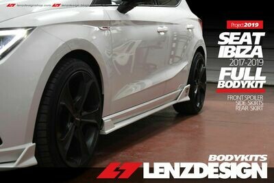 Seat Ibiza 6F Side Skirts Lenzdesign 2017-2020 Seat Ibiza 6F Side Skirts Lenzdesign 2017-2020