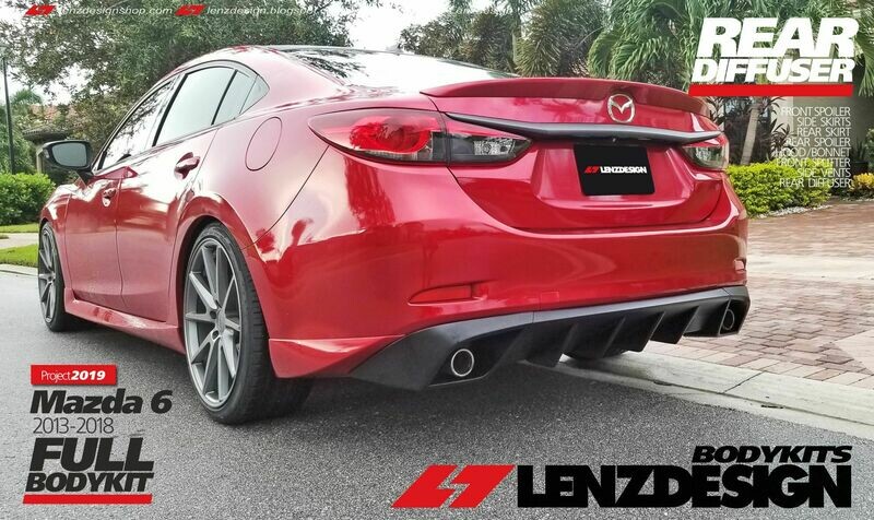 Mazda 6 2013-2018 Rear Diffuser