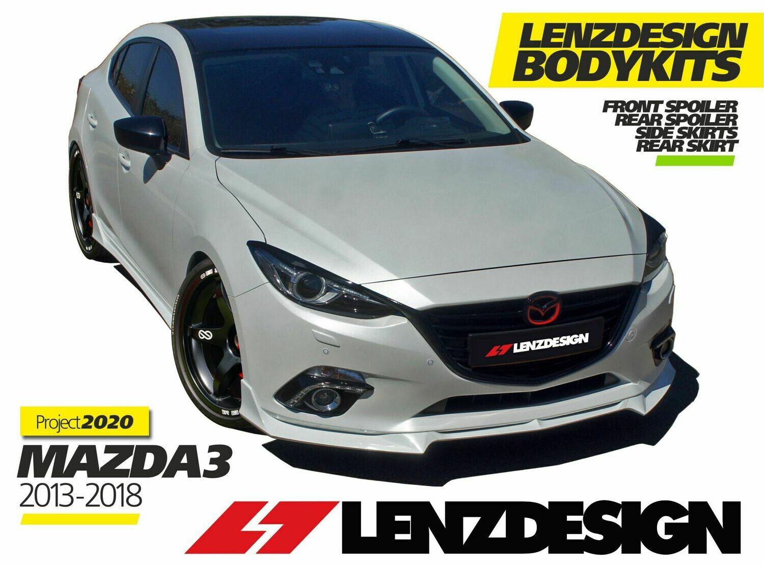 Mazda 3 2013-2018 Full Body Kit Lenzdesign