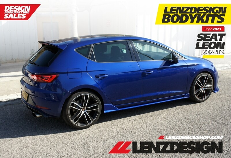 SEAT LEON MK3 5F Side Skirts Lenzdesign Bodykit 2012-2020