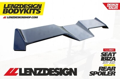 Seat Ibiza 6F Rear Spoiler Lenzdesign 2017-2021 Seat Ibiza 6F Rear Spoiler Lenzdesign 2017-2021