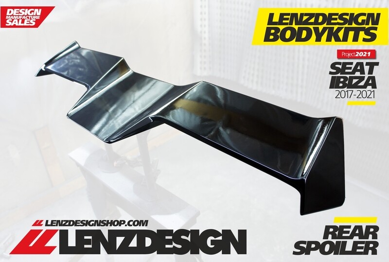 Seat Ibiza 6F Rear Spoiler Lenzdesign 2017-2024