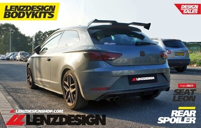 SEAT LEON 5F REAR SPOILER Lenzdesign Bodykit 2012-2020 SEAT LEON 5F REAR SPOILER Lenzdesign Bodykit 2012-2020