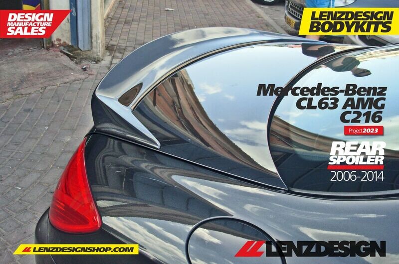 Mercedes-Benz CL C216 Rear Spoiler Lenzdesign Bodykit