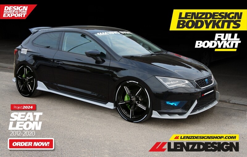 SEAT LEON MK3 5F FR Lenzdesign Bodykit - Front Spoiler / Side Skirts 2012-2020