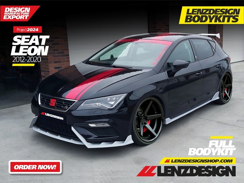 SEAT LEON MK3 5F Side Skirts Lenzdesign Bodykit 2012-2020