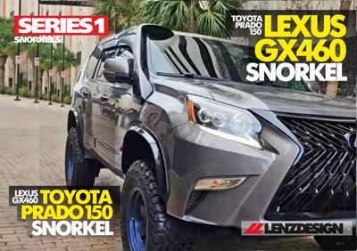 Lexus GX460 / Toyota Prado 150 SNORKEL &#39;SERIES1&#39; Lenzdesign